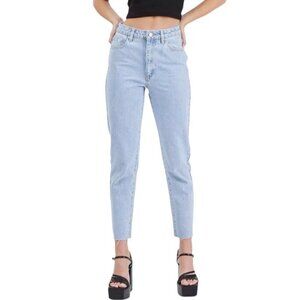 Abrand 8/26 ‘94 High Slim Women’s Jeans Frayed Hems High Rise Light Wash